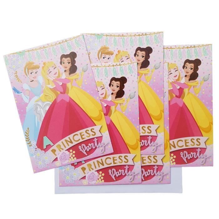 Set 5 Carton D Invitation Avec Enveloppe Princesse Disney Carte Anniversaire 123 Cdiscount Beaux Arts Et Loisirs Creatifs