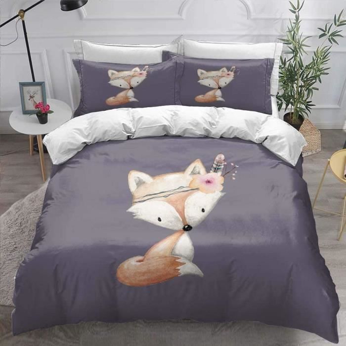 Housse De Couette Réversible Capybara Dessin Animé 90x200 Cm - Microfibre Brossée Douce, Avec Taie D'oreiller 65x65 Cm - Pour Adolescents Et Adultes, Bleu