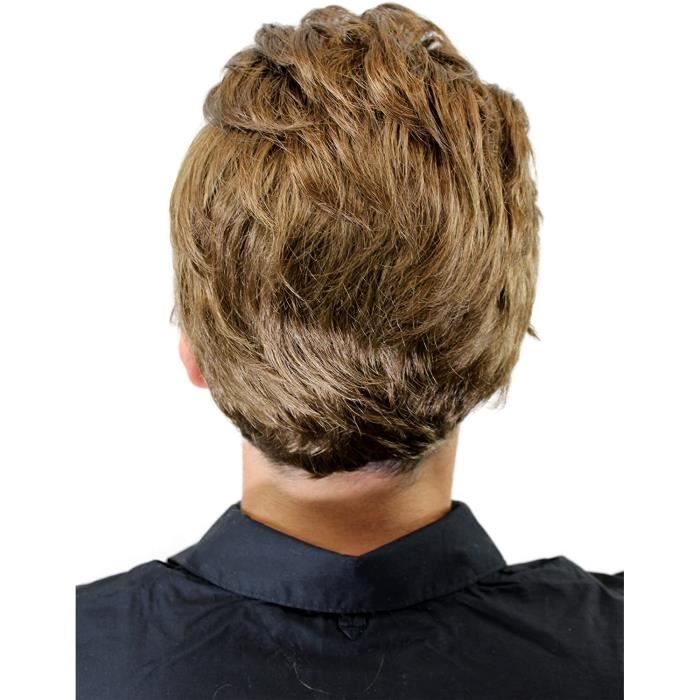 perruque homme mi long
