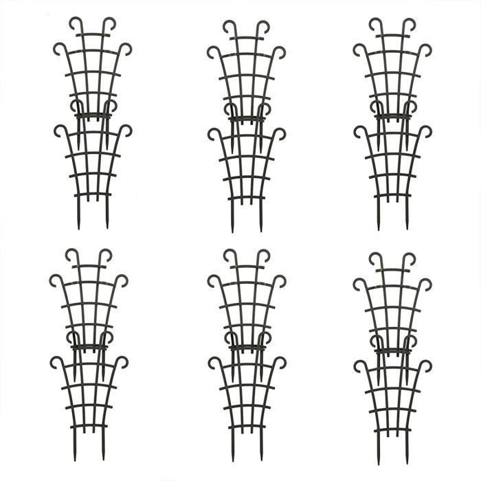 Lot De 10 Treillis En Plastique Pour Plantes Grimpantes [40] - Jardin