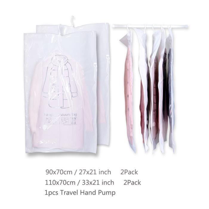 Housse de rangement Sacs sous vide pour v tements 5 pi ces sacs