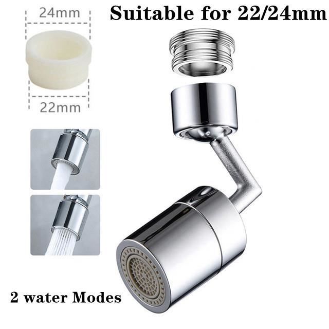 2 modes d'eau - Aérateur de robinet à économie'eau, Rotation à 720
