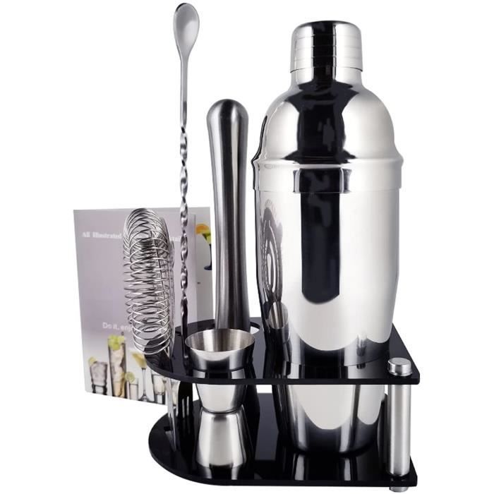 Shakers cocktails 57 Pice Cocktail Shaker Set Set En Acier Inoxydable