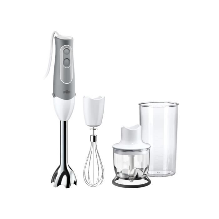 Mixeur Plongeant Braun Vario De Luxe MR6 - 150W - 6 Vitesses - Occasion (manque Spatule)