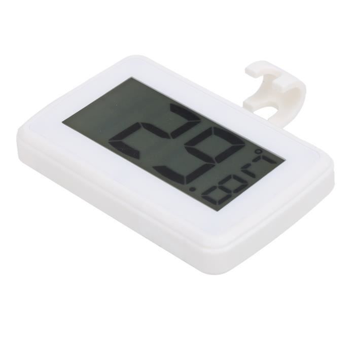 Thermomètre de Frigo Congelateur, Thermomètre de Réfrigérateur sans Fil  avec 2 Capteurs, Alarme Sonore, Min/Max - Gris - Cdiscount Maison