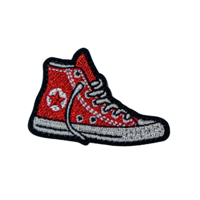 patch MINI épaulette crane rouge ecusson tete de mort biker