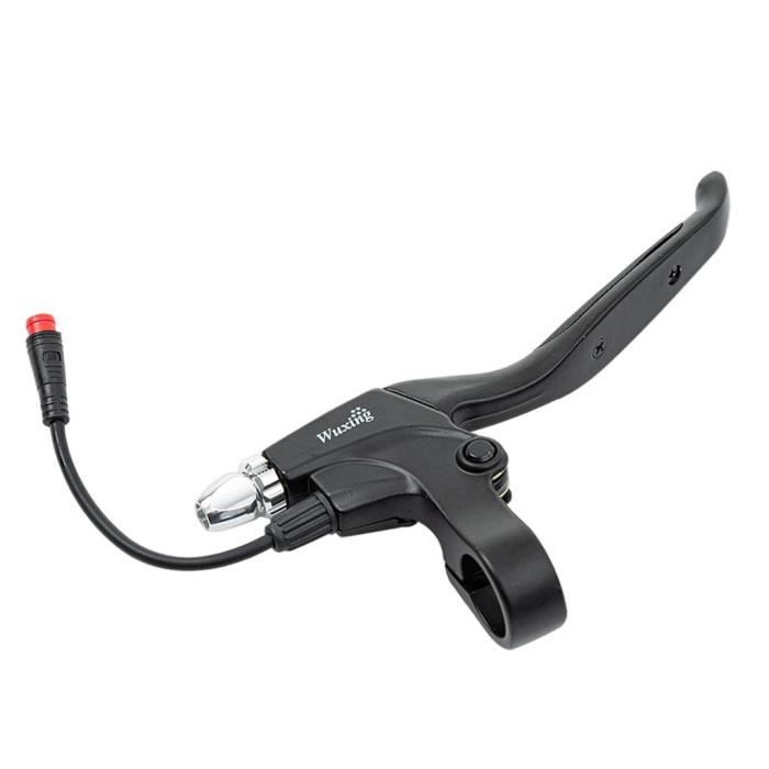 Levier de frein à vélo, poignée de vélo électrique, leviers de frein à vélo en alliage d'aluminium, 2 câbles gauche poignées de frei - Auto