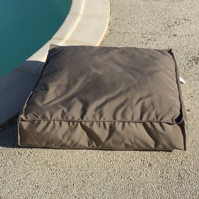 Housse de coussin de sol extérieure Taupe 71x71x15 cm Housse de coussin de sol extérieure Taupe 71x71x15 cm