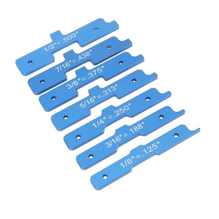 Table de routeur de précision plaque d'insertion en aluminium modèles
