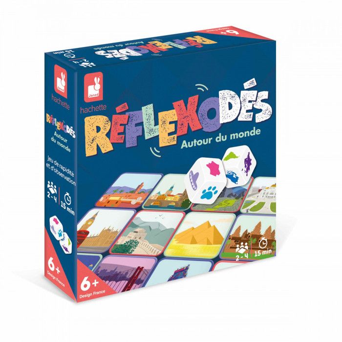 Jeu de société enfant JANOD Réflexodé Autour Du Monde - Dès 6 ans -  Cdiscount Jeux - Jouets