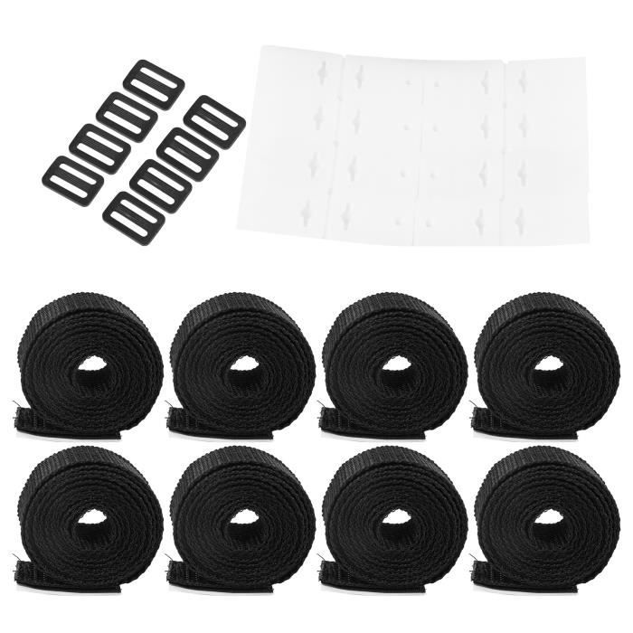 Kit Sangles échelle Snowboard – Nylon, 3 Tailles (205/225/265 Mm), Avec Vis Et Boucles, Pour Fixations Snow Et Roller