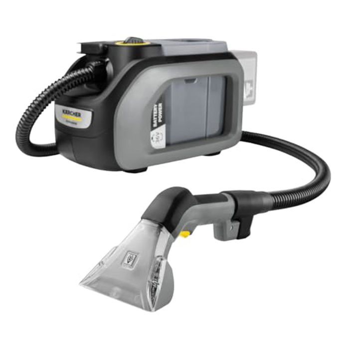 Karcher Puzzi 2/1 Bp Nettoyeur de moquette sans fil fonctionne avec piles réservoir de 7 L (batterie et chargeur non inclus)