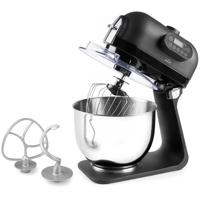 Lacor robot de cuisine Delicy 1000W RVS noir/argenté 4 pièces