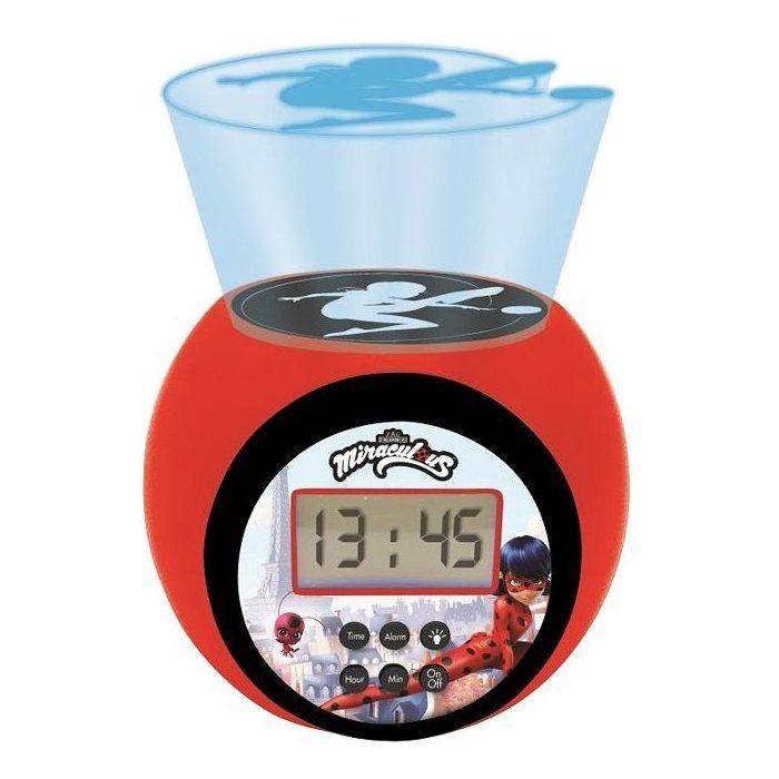 Réveil Projecteur Lexibook RL977MI – Miraculous, Alarme Snooze et Veilleuse - vue 5