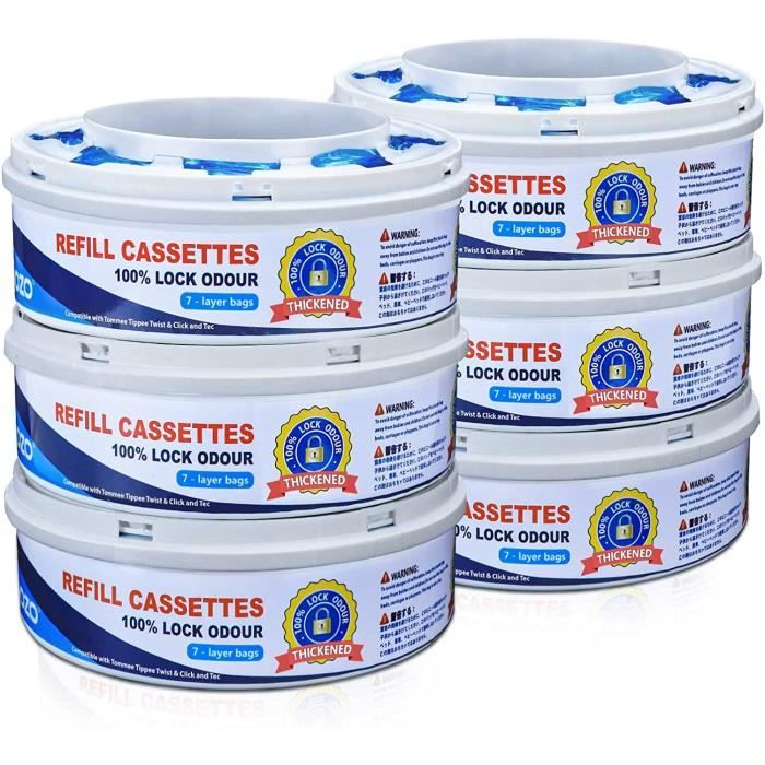 Recharge Poubelle A Couche Limics24 6 Recharges À Couches Tommee