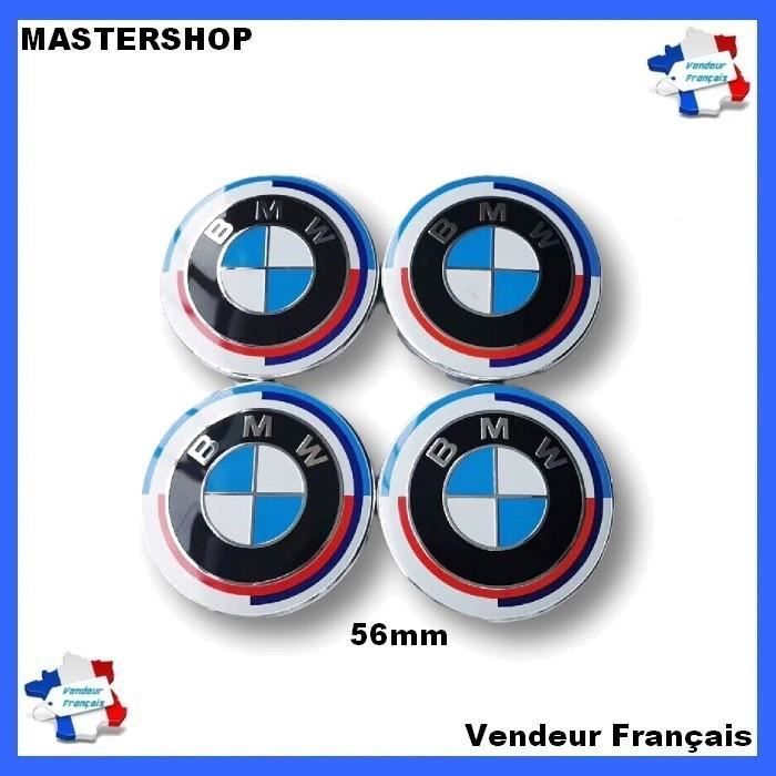 4 X Caches Moyeu Pour BMW 56 mm 50th Logo Embleme Jante Centre De Roue Neuf - Mastershop