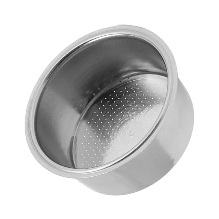 Panier Filtre à Café 51mm En Acier Inoxydable Réutilisable - 1 Et 2 Tasses - Compatible Avec La Plupart Des Machines à Expresso