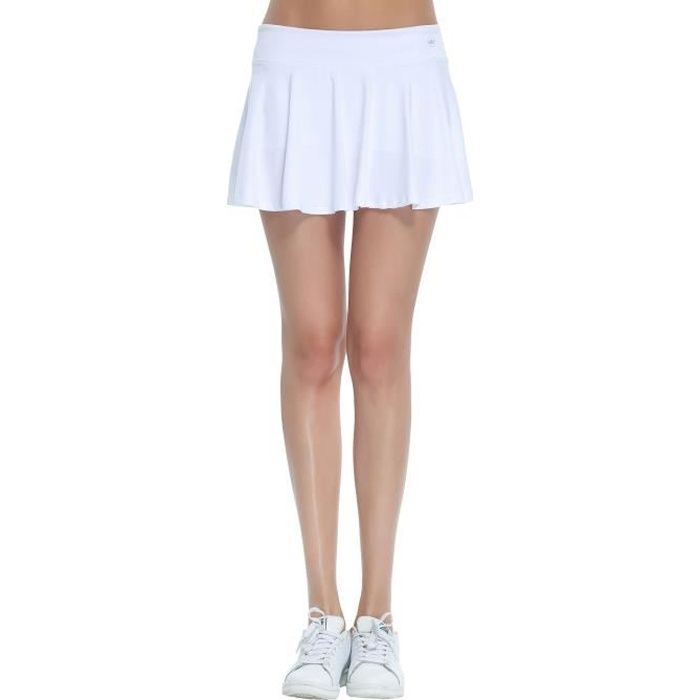 Jupe Pliss Courte Femme Blanc Cdiscount Pr t Porter