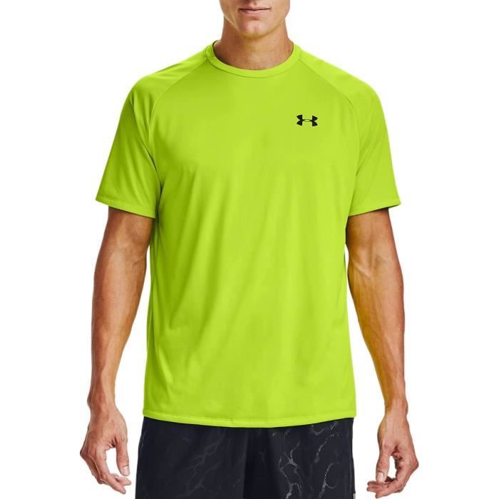 TShirt Under Armour Manches Courtes Vert Fluo. 1326413 394. Vert Cdiscount PrêtàPorter