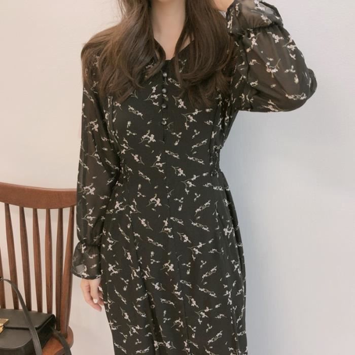 SHEIN Najma Robe imprimée florale élégante pour femmes de grande taille