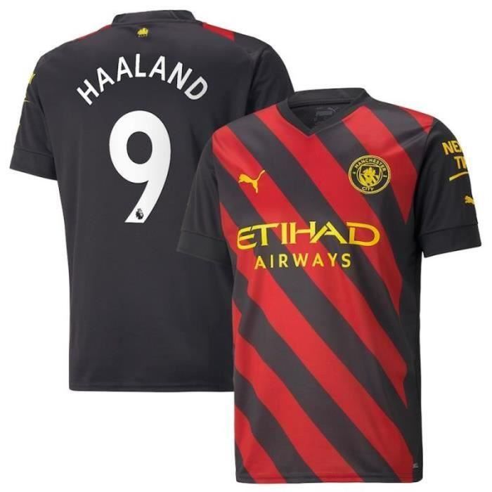 Maillot Extérieur Manchester City 2022/23 Haaland 9 - Taille L, Manches Longues - Occasion