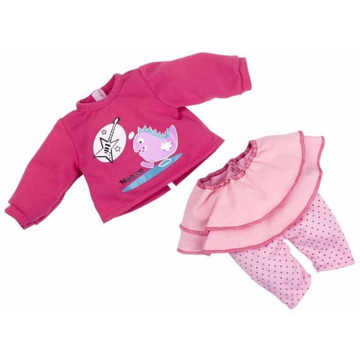 Ensemble de v??tements Nenuco - NENUCO - Rose - 2 pi?�ces - Convient pour poup?�e de 42 cm 