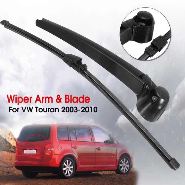 Kit Balai Et Bras D'essuie-glace Arrière 16" Pour Volkswagen Touran 2003-2010 - Remplacement Direct