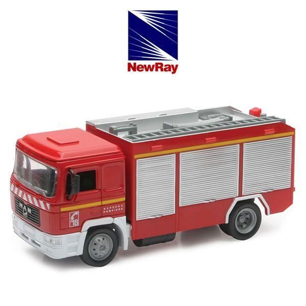 NEW RAY Camion Pompier Miniature 1 43 18 cm Cdiscount