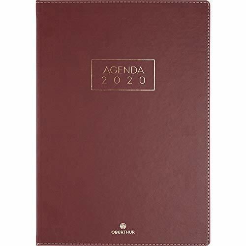 Agenda Semainier OBERTHUR 2026 Odessa - Format 21x27 Cm, Bilingue Français/anglais, Couverture Verte - 2