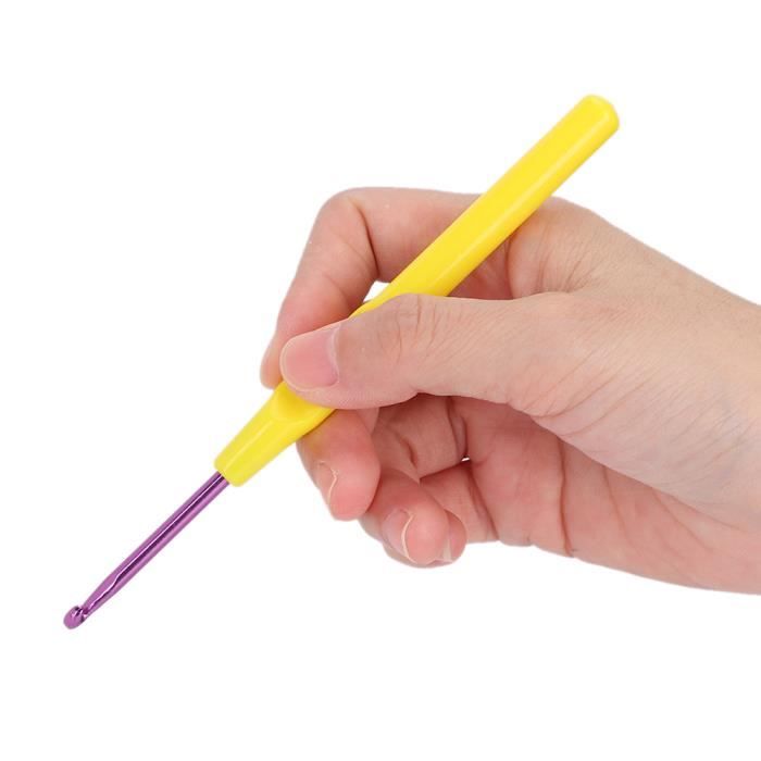 Hilvard - Crochets - Crochet - Crochet - Set De 9 Pièces - Poignée Souple Ergonomique