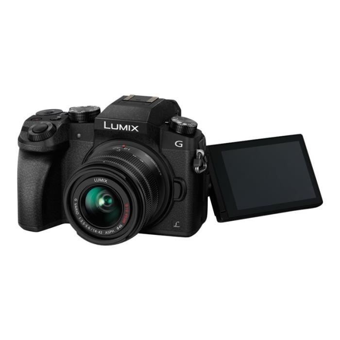Appareil photo numérique sans miroir Panasonic Lumix G DMC-G7K 16.0 MP 4K 14-42mm noir