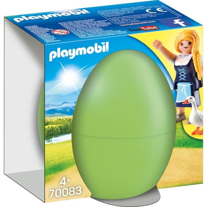 Playmobil 700 Les œufs De Paques Jeune Fille Avec Oies Nouveaute Achat Vente Univers Miniature Cdiscount