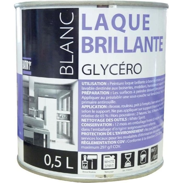 Peinture laque microporeuse glycéro pour la protection et la