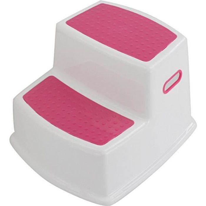 Marchepied Enfant Double Marche Pieds Antiderapant Pour Enfant Pour Salle De Bains Toilette Cuisine Rose Cdiscount Puericulture Eveil Bebe