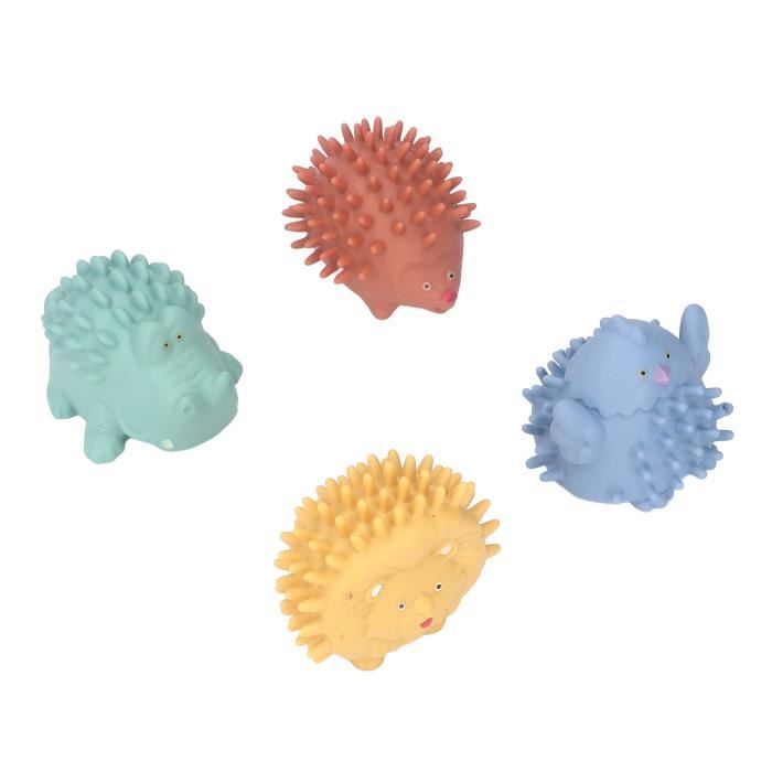 6 Balles Sensorielles Pour Bébé – PVC Souple Texturé – Couleurs Vives – Pour éveil Et Jeu De Bain – Dès 6 Mois