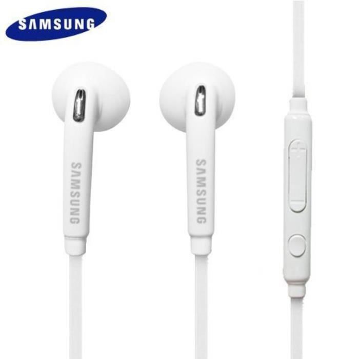 Samsung Ecouteurs EO-EG920BW Casque Mains Libres Original pour Galaxy