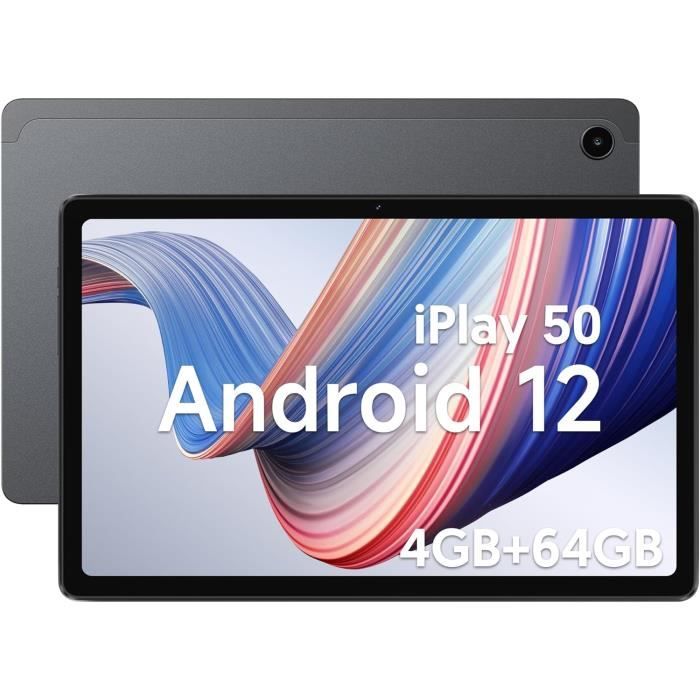 Tablette 10 Pouces 4Go RAM(Extensible Jusqu'à 8 Go) 64Go ROM 1TB Extensible, Tablette Android 12 Avec 5G WiFi, Bluetooth 5.0, 8 Cœurs 2.0 GHz, 6000mAh, 1280 * 800, Type-C, Tablette Tactile,Or Rose