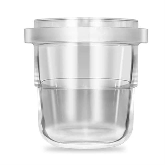 Tasse Doseuse Café 58 Mm Acier Inox - Pour Porte-Filtre Expresso - Distribution Mouture Propre - 6