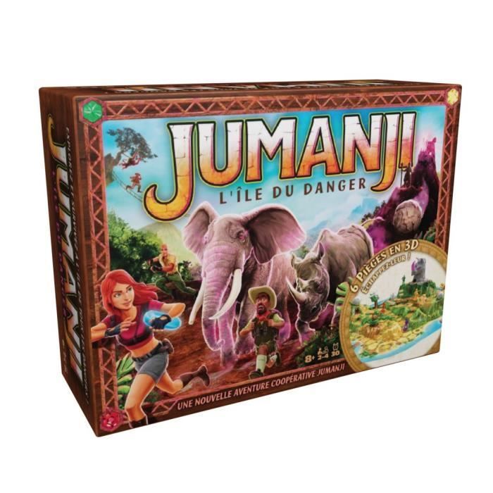 Jeu D'Aventure Spin Master 6071389 – Jumanji L'Ile Du Danger Plateau 3D