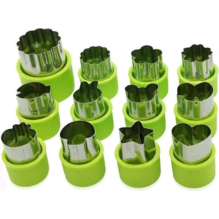 8 Pcs Emporte-pièce Légumes Et Fruits Acier Inoxydable - Formes Créatives