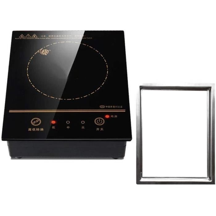 Duxtop Table de cuisson portable à double induction LCD 1800W avec brûleur électrique numérique de comptoir à capteur tactile, 9620LS/BT-350DZ