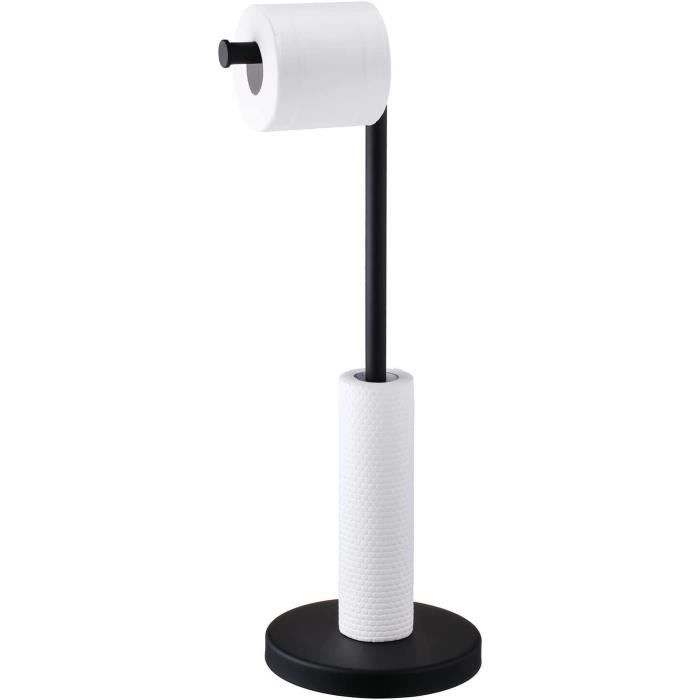 Beelee Support de Papier Toilette Noir Mat, Porte-Rouleau de Papier ...