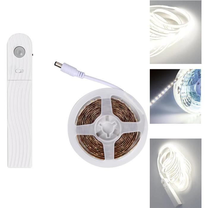 Bande Lumineuse LED USB Avec Détecteur De Mouvement 1,5m - Lumière Automatique Placard & Escalier