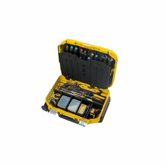 Valise de maintenance - Fatmax - Noir - Prolypropylène renforcé - Roulettes - Stable