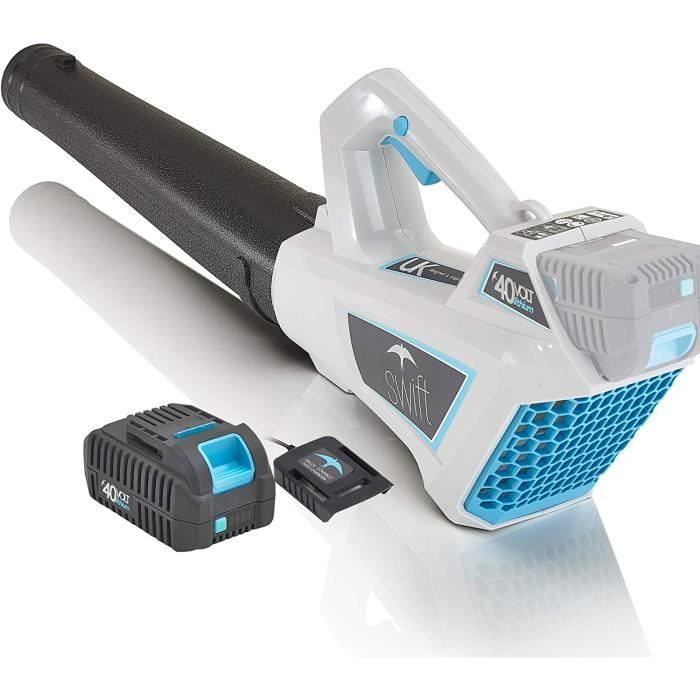 Souffleur De Feuilles Sans Fil ONEVAN 40V - 2 Batteries 6000mAh - Vitesse Jusqu'à 180 Km/h - 3 Vitesses - Pour Feuilles Et Neige - 5