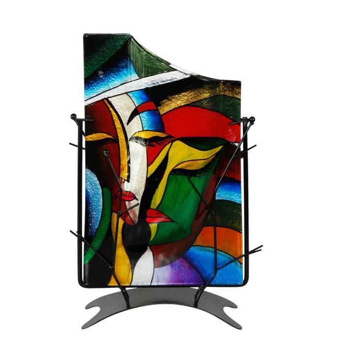 Vase biseau eva 21x35 cm Table Passion Multicolore Cdiscount Maison