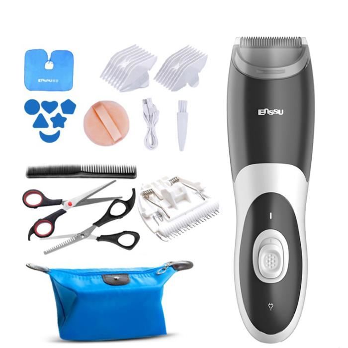 Tempsa Tondeuse Cheveux Bebe Enfant Es969e Aspiration Automatique Cheveux Tondeuse Barbe Electrique Etanche Cdiscount Electromenager