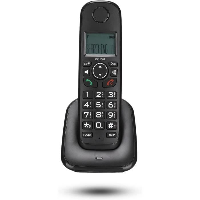 Téléphone Fixe Memorex Sphere Teleball 2,4 GHz – Rouge, Avec Identifiant – NEUF Sous Blister