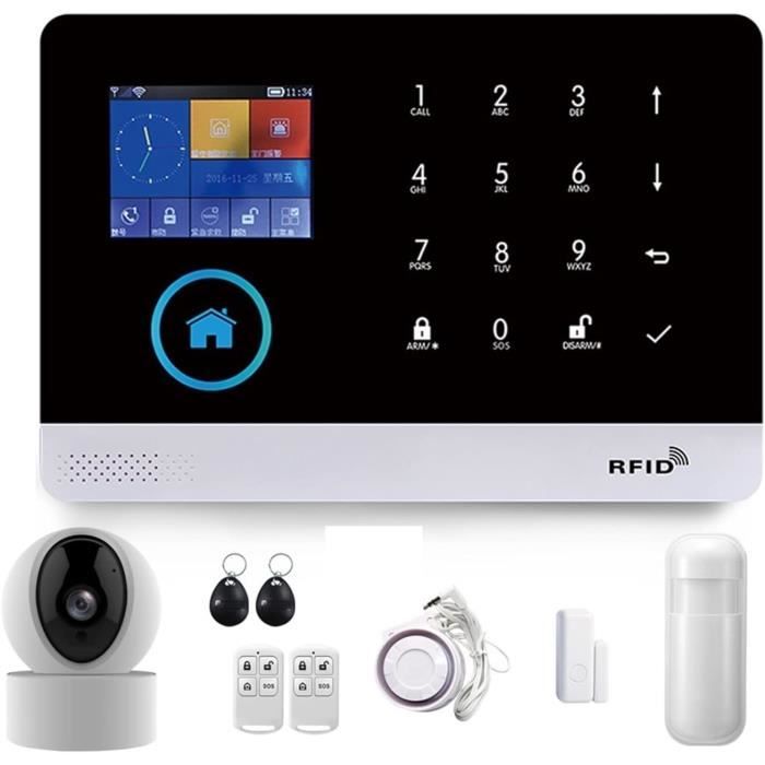Kit Centrale D'alarme Videofied W250CTC WIFI/GSM + Sirène + Détecteur Radar