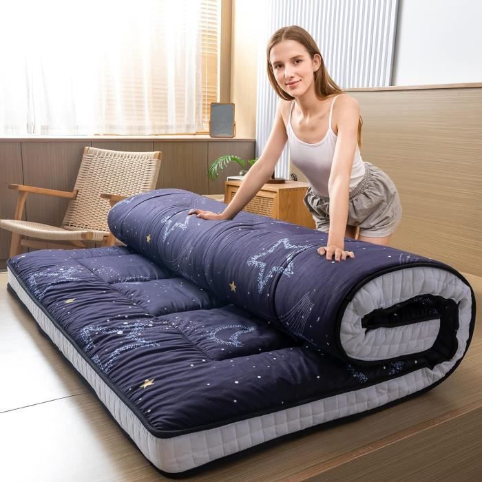 Matelas Futon Japonais Pliable - Tatami Portable Pour Sol, Camping Ou Chambre D’appoint